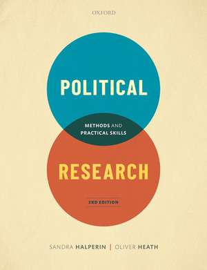 Political Research: Methods and Practical Skills de Sandra Halperin