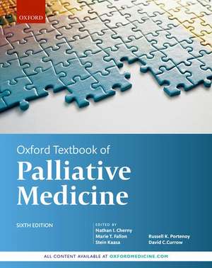 Oxford Textbook of Palliative Medicine de Nathan I. Cherny