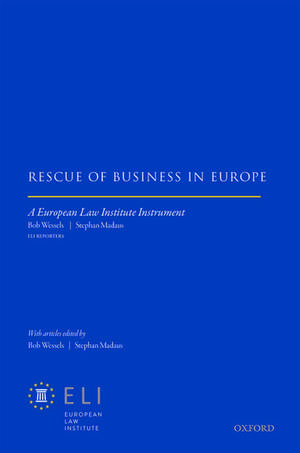 Rescue of Business in Europe de European Law Institute