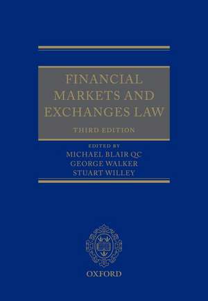 Financial Markets and Exchanges Law de Michael Blair