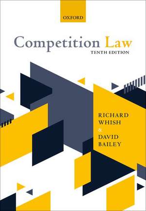 Competition Law de Richard Whish