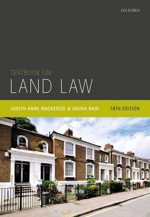 Textbook on Land Law de Judith-Anne MacKenzie