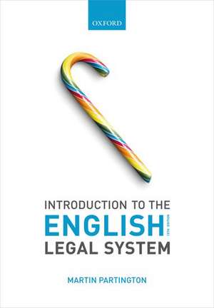 Introduction to the English Legal System de Martin Partington