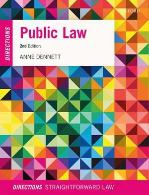 Public Law Directions de Anne Dennett