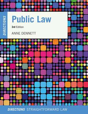 Public Law Directions de Anne Dennett