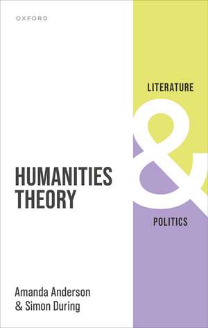 Humanities Theory de Amanda Anderson