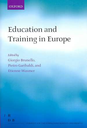 Education and Training in Europe de Giorgio Brunello