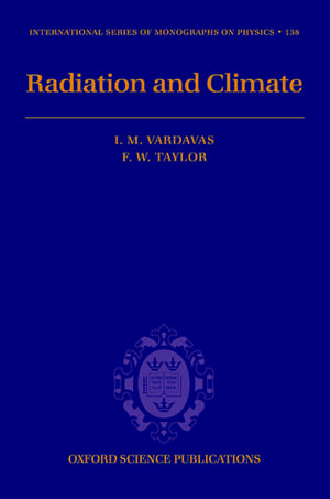 Radiation and Climate de Ilias Vardavas