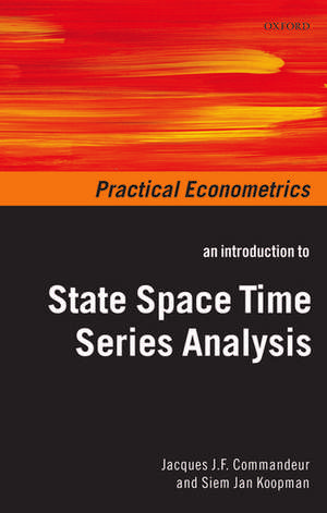 An Introduction to State Space Time Series Analysis de Jacques J.F. Commandeur