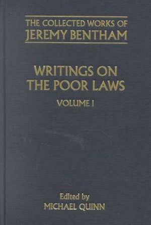 Writings on the Poor Laws de Jeremy Bentham