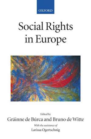 Social Rights in Europe de Gráinne de Búrca