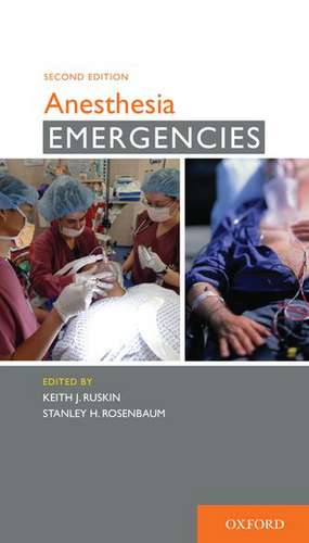 Anesthesia Emergencies 2e P de Ruskin