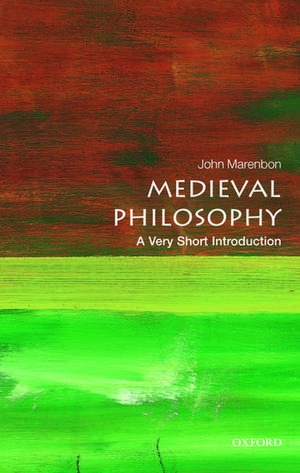 Medieval Philosophy: A Very Short Introduction de John Marenbon