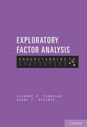 Exploratory Factor Analysis de Leandre R. Fabrigar