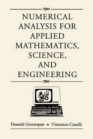 Numerical Analysis de Donald Greenspan