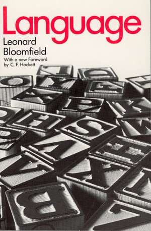 Language de Leonard Bloomfield