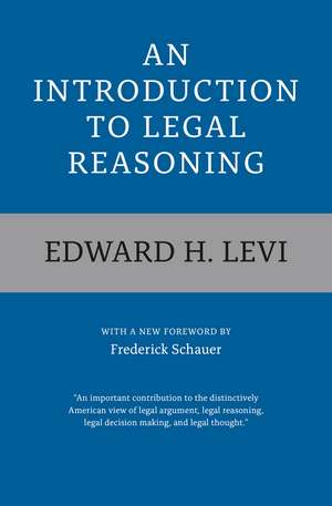 An Introduction to Legal Reasoning de Edward H. Levi