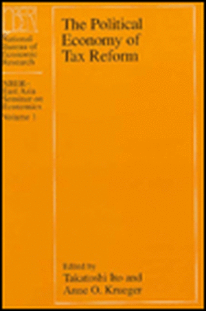 The Political Economy of Tax Reform de Takatoshi Ito