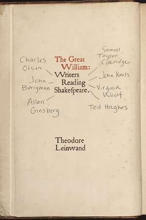 The Great William: Writers Reading Shakespeare de Theodore Leinwand