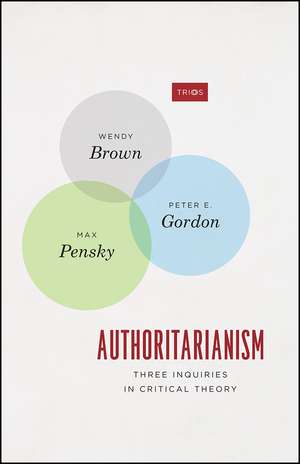 Authoritarianism: Three Inquiries in Critical Theory de Wendy Brown