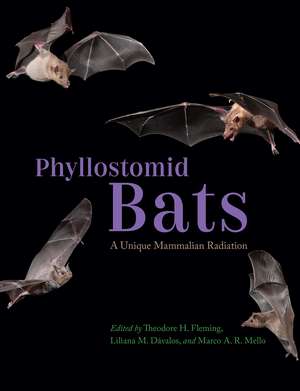 Phyllostomid Bats: A Unique Mammalian Radiation de Theodore H. Fleming