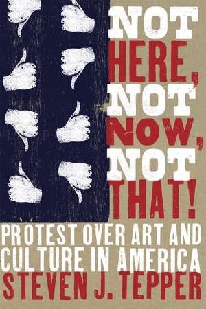 Not Here, Not Now, Not That!: Protest over Art and Culture in America de Steven J. Tepper