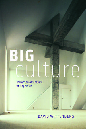 Big Culture: Toward an Aesthetics of Magnitude de David Wittenberg