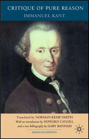 Critique of Pure Reason, Second Edition de I. Kant