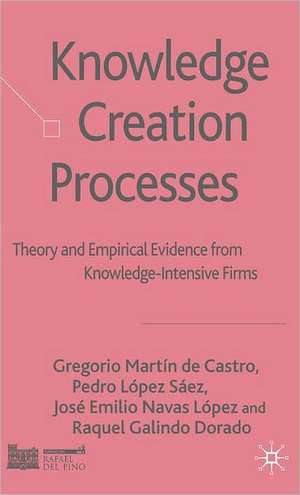 Knowledge Creation Processes: Theory and Empirical Evidence from Knowledge Intensive Firms de Kenneth A. Loparo