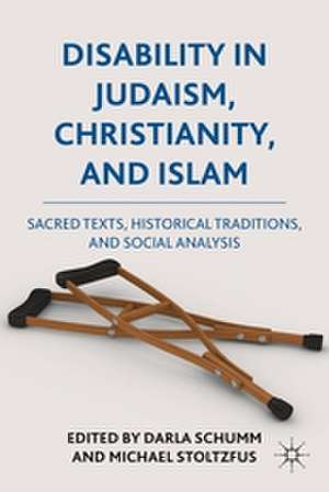 Disability in Judaism, Christianity, and Islam: Sacred Texts, Historical Traditions, and Social Analysis de Darla Schumm