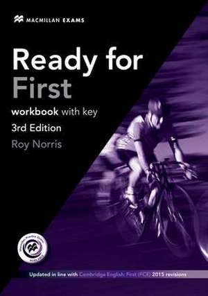 Norris, R: Ready for First 3rd Edition Workbook + Audio CD P de Roy Norris