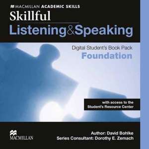 Skillful Foundation Level Listening Speaking Digital Student's Book Pack de Steve Gershon