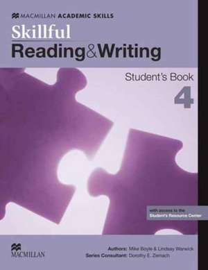 Skillful Level 4 Reading Writing Student's Book Pack de Steve Gershon