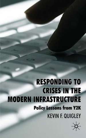 Responding to Crises in the Modern Infrastructure: Policy Lessons from Y2K de K. Quigley