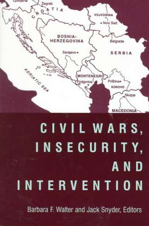 Civil War, Insecurity and Intervention de Barbara Walter