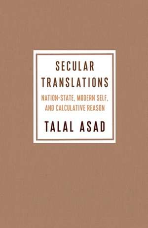 Secular Translations de Talal Asad