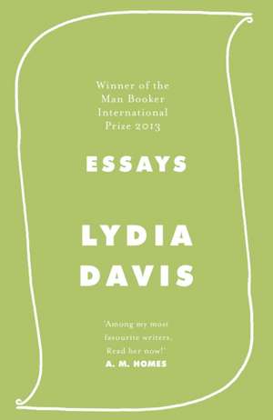 Essays de Lydia Davis