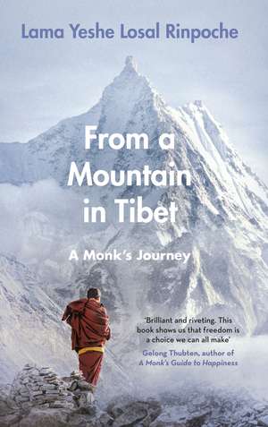 From a Mountain In Tibet: A Monk’s Journey de Lama Yeshe Losal Rinpoche