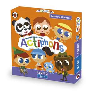 Actiphons Level 2 Box 3: Books 19-28: Learn phonics and get active with Actiphons! de Ladybird