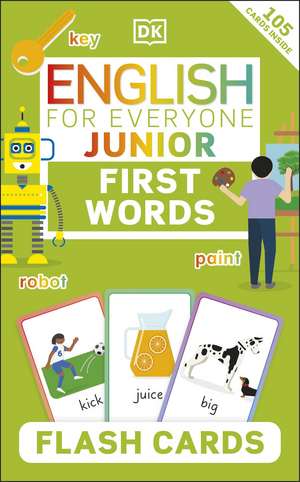 English for Everyone Junior First Words Flash Cards de DK