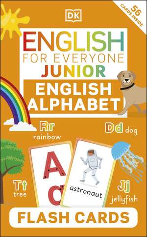 English for Everyone Junior English Alphabet Flash Cards de DK