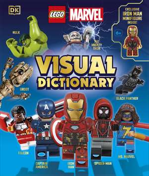 LEGO Marvel Visual Dictionary: With Exclusive LEGO Iron Man Minifigure de Simon Hugo