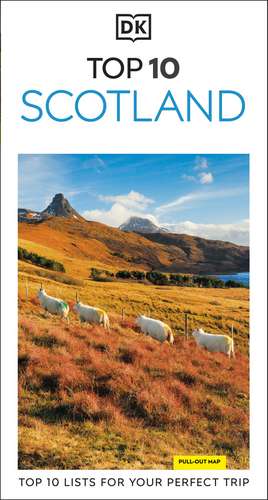 DK Top 10 Scotland: Top 10 lists for your perfect trip, plus an all-weather folded map de DK Travel