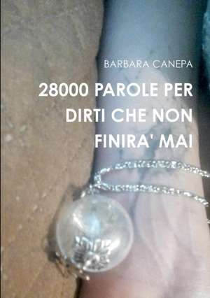 28000 PAROLE PER DIRTI CHE NON FINIRA' MAI de Barbara Canepa