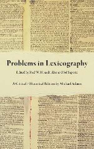 Problems in Lexicography – A Critical / Historical Edition de Michael Adams