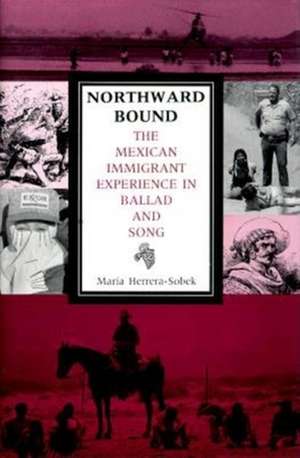 Northward Bound – The Mexican Immigrant Experience in Ballad and Song de Maria Herrera–sobek