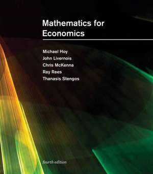 Mathematics for Economics, fourth edition de John Livernois