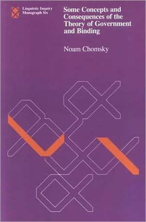 Some Concepts & Consequences of the Theory of Government & Binding (Paper) de Peter Chomsky