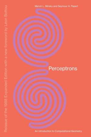 Perceptrons – An Introduction to Computational Geometry de Marvin Minsky