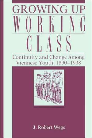 Growing Up Working Class – Continuity and Change Among Viennese Youth, 1890–1938 de Robert Wegs